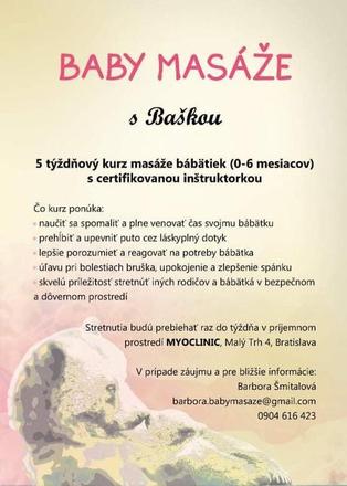 Kurz masáže dojčiat, 