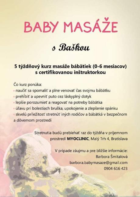 Kurz masáže dojčiat, 