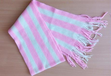 Dvojfarebný šál, široký 20 cm, dlhší,