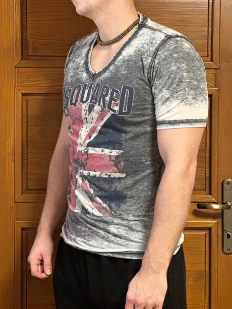 Dsquared tričko s potlačou, xl