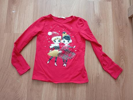 Dievčenské tričko, h&m,134