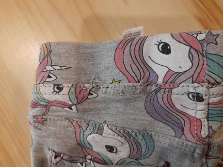 Džegíny s jednorožcami, h&m,104
