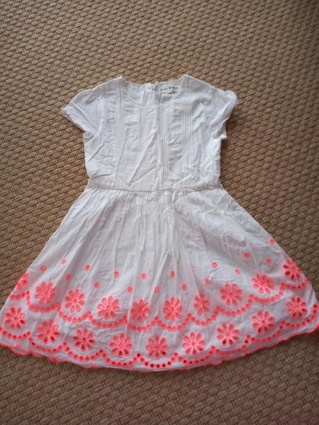 Biele vzdušné šatky na leto s krajkou, mini boden,116