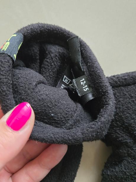 Zimné chlapčenské čierne rukavice, lewro,140