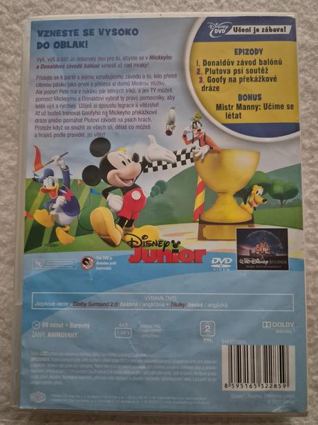 Dvd mickeyho klubík,