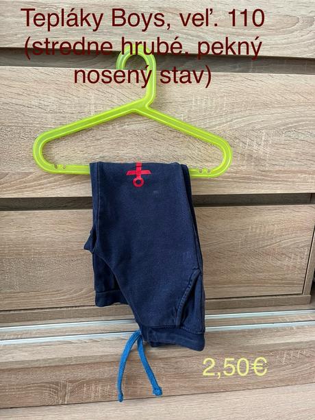 Teplaky boys veľ. 110, boys,110