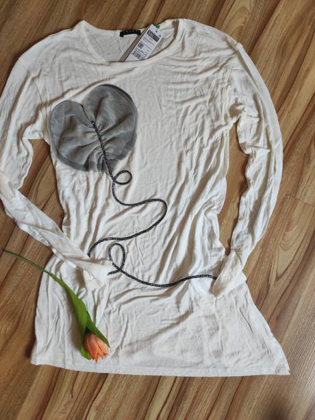 Romantické tričko benetton, benetton,36 / 38 / 170 / m / s