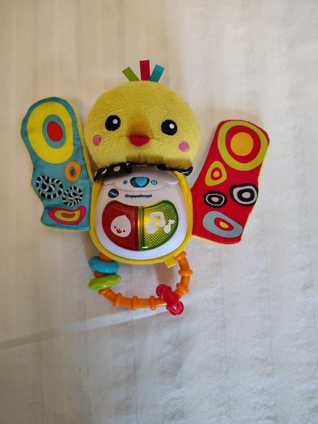 Interaktívny hudobný vtáčik, vtech nemecká verzia, 