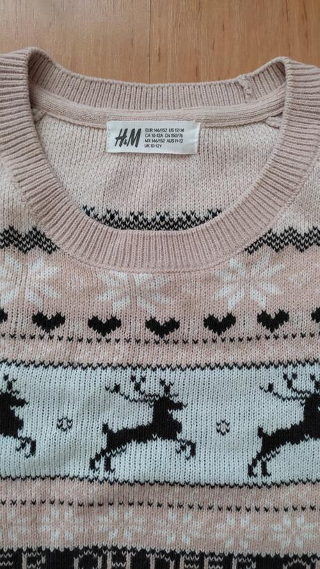Sveter staroružový, h&m,146