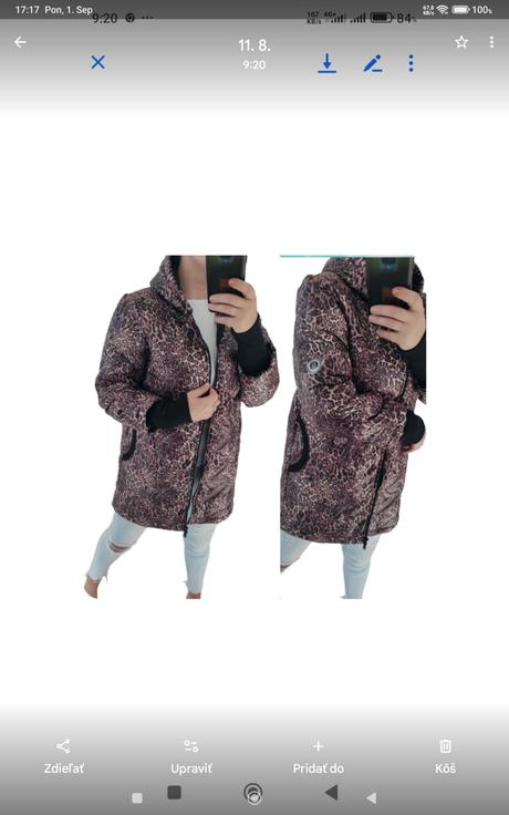 Dámska vetrovka, 44