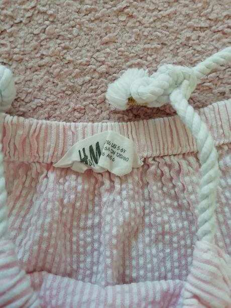 Ľahučké letné šaty, top stav, h&m,116