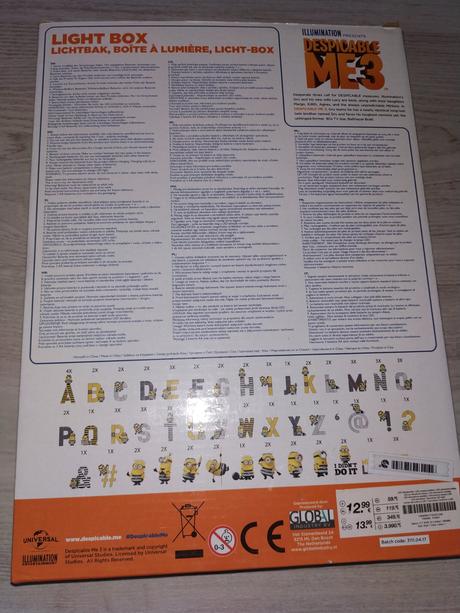 Svietiaca tabuľa mimoni, 