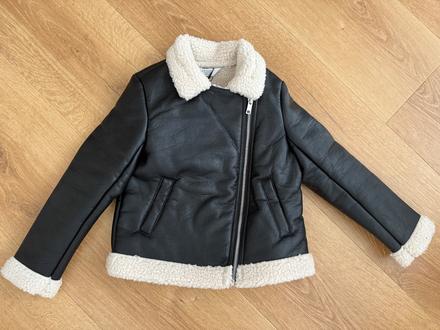 Kozena bunda s barancekom, primark,128