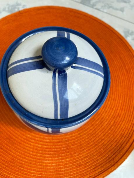 Dekoratívna keramická dóza do kuchyne, 