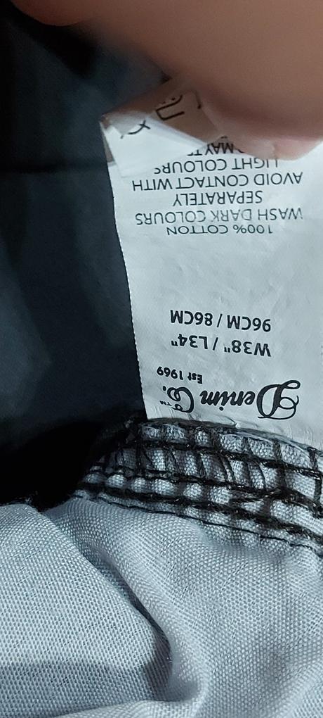 Nohavice veĺ. w38 /l34, denim co,44
