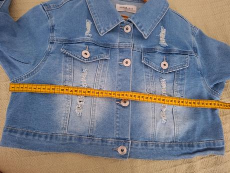 Dzinsova kratsia bunda, denim,xl