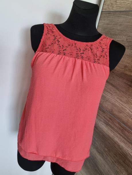 Blúzka s čipkou, esprit,xs