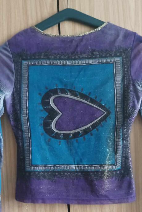 Jemna lahka silonova blúzka, l