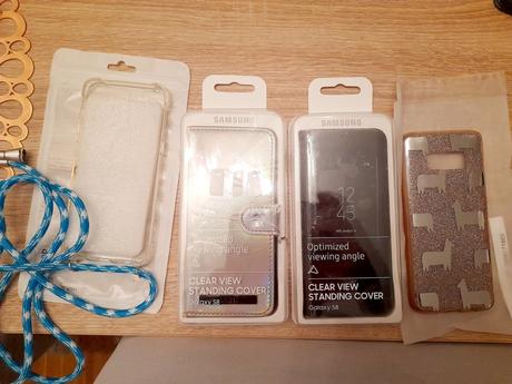 Originál nové tvrdené sklá a používané obaly na sa, samsung