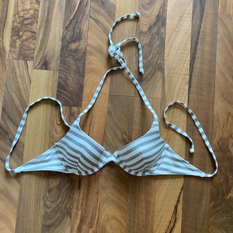 Pásikovaný vrchný diel plaviek, h&m,xs
