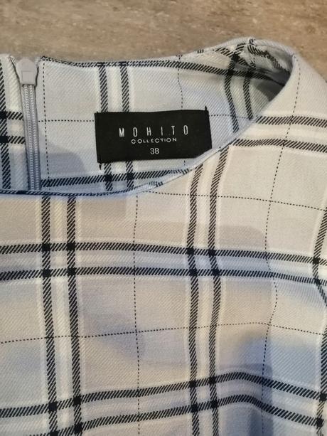 Nebovomodré šaty mohito, v38, mohito,38