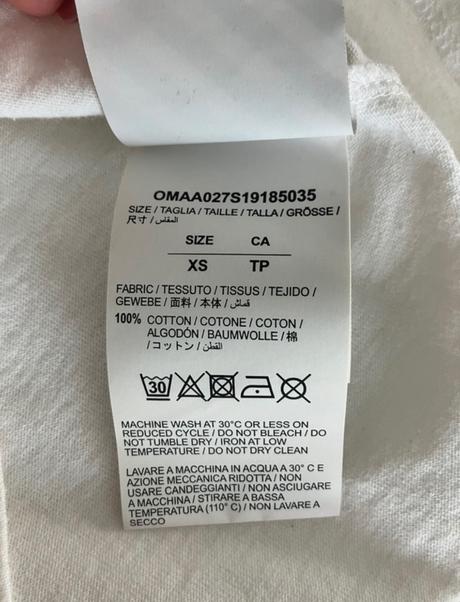 Off-white tricko, xs