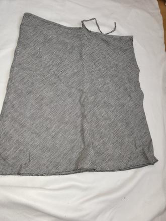 2balenie-sivá a béžová tenká sukňa, h&m,38