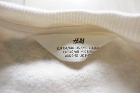 Mäkká teplejšia mikina h&m č. 134/140, h&m,134