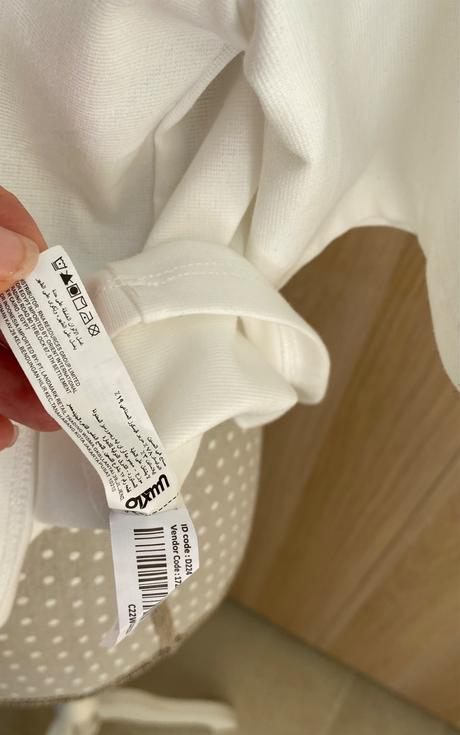 Elegantné tričko s potlačou a korálkami od max, 36 / 38 / m