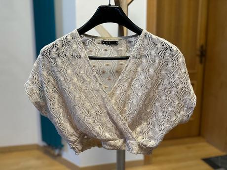 Kropové tričko hačkované, mohito,m