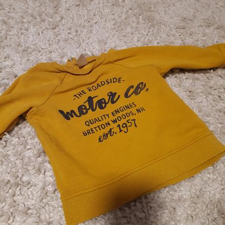 Horčicová mikina, h&m,80