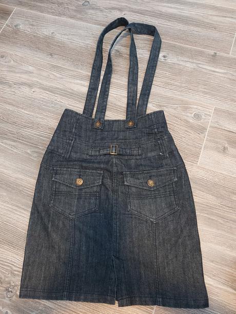 Sukňa na traky, denim,36