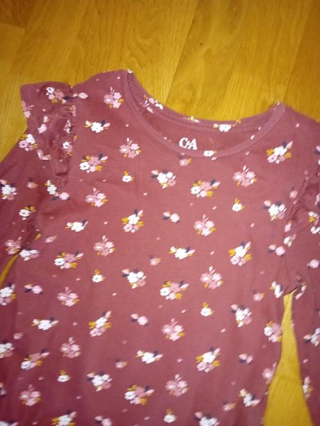 Šaty kvietkované, c&a,140