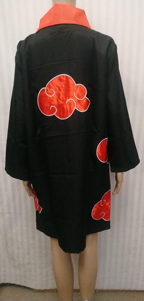 Kostým plášť naruto shippuden - akatsuki, xs, s, m,