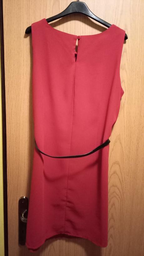 Bordové šaty s opaskom top stav 40 reserved, reserved,40
