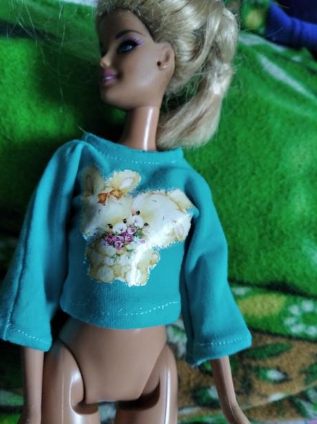 Tričko dlhy rukav pre barbbie,