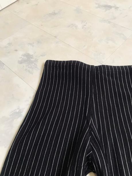 Strečové pevné hrubšie legíny, l