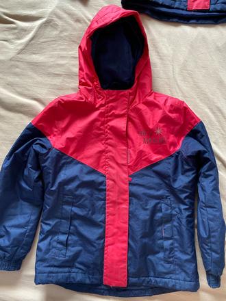 Dievcenska zimna bunda 6-8r., crivit,128
