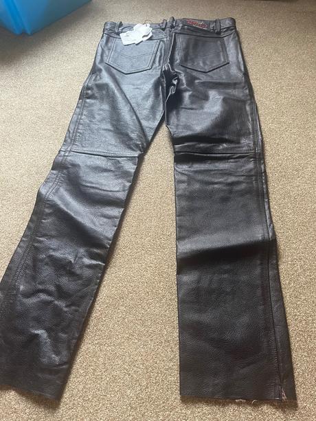 Kožene moto nohavice, l