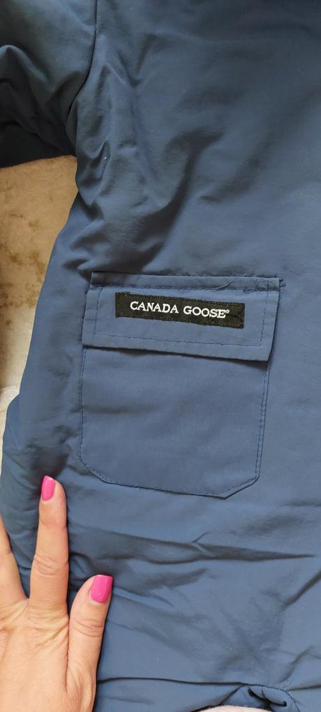 Páperový overal s pravou košušinkou canada goose, 98