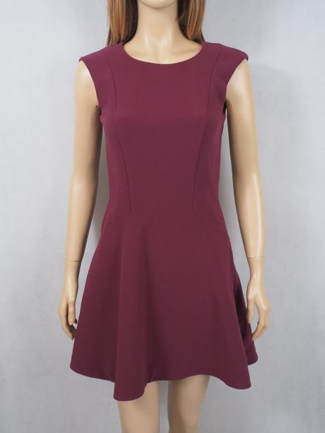 Kvalitné bordové šaty h&m, h&m,36