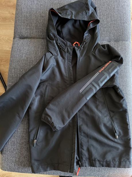 Prechodna bunda s kapucňou ako nová, f&f,140