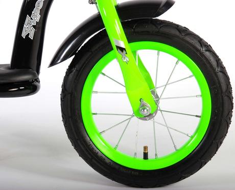 Volare yipeeh detské odrážadlo black neon green, hudora