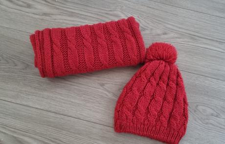 Šál tunel a čiapka, tchibo,104