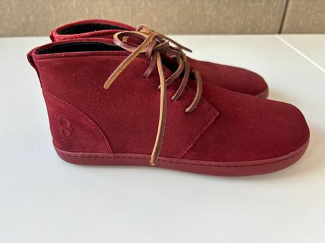 Shapen barefoot topánky berry burgundy, 38