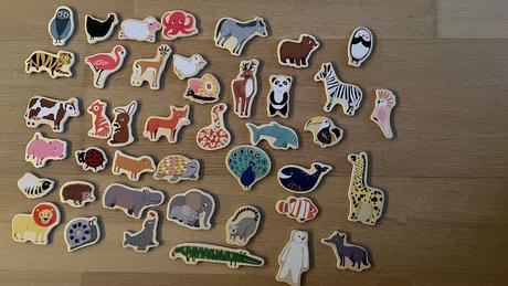 Drevené magnetky zvieratá zn.djeco,