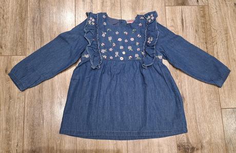 Dievčenské riflové šaty, 98