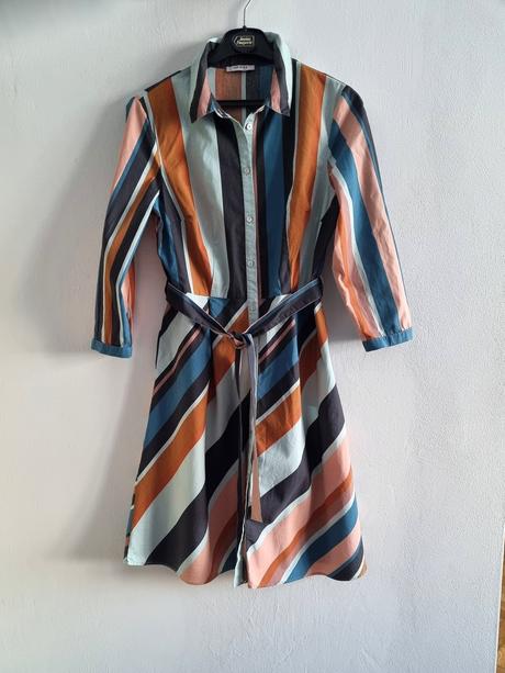 Pruhované šaty orsay, orsay,38