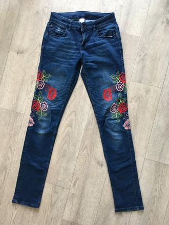 Dámske rifle s výšivkou zn. house, house,s