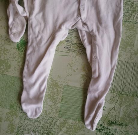 3 ks biele overaly, m, 92 cm, 92